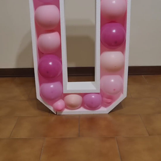 Numero 0 Porta Palloncini Grande