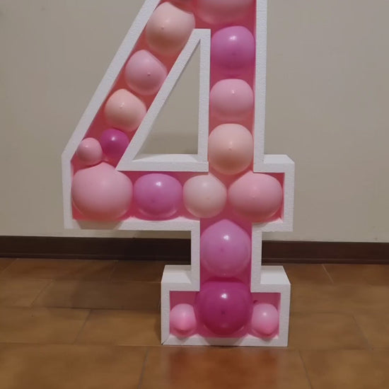 Numero 4 Porta Palloncini Grande