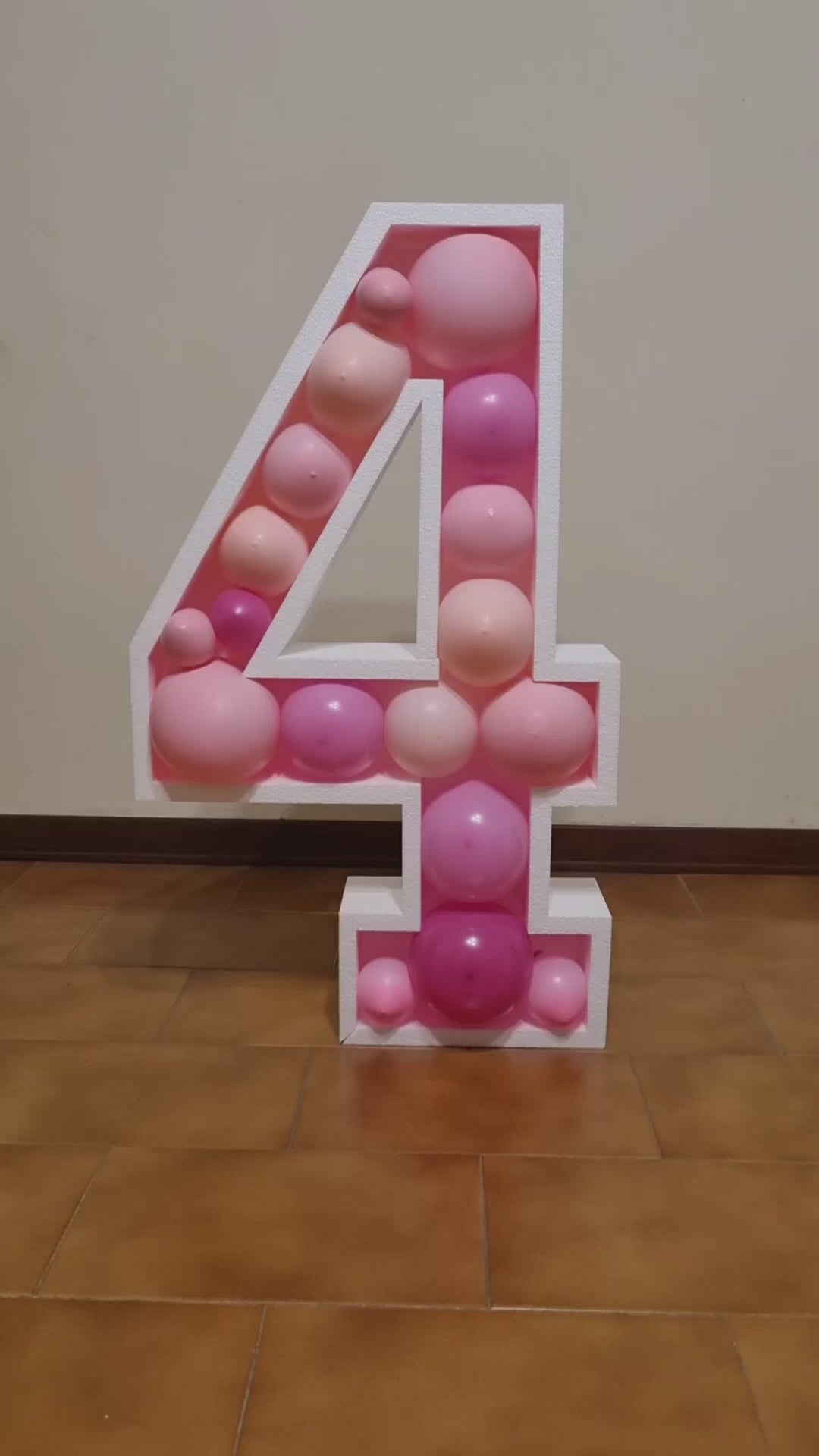 Numero 4 Porta Palloncini Grande