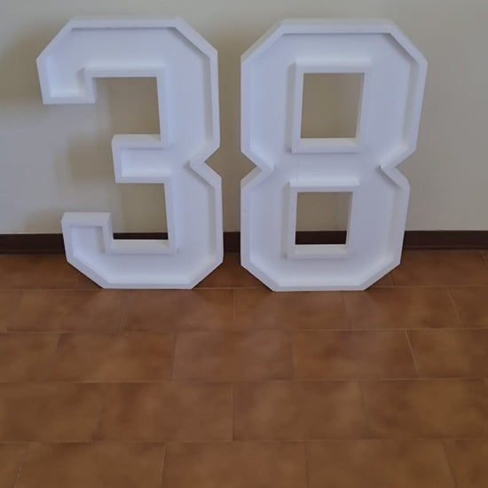 Numero 38 Polistirolo