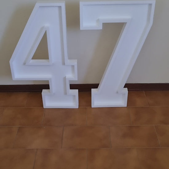 Numero 47 Polistirolo