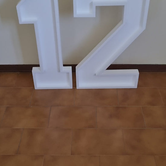 Numero 12 Polistirolo